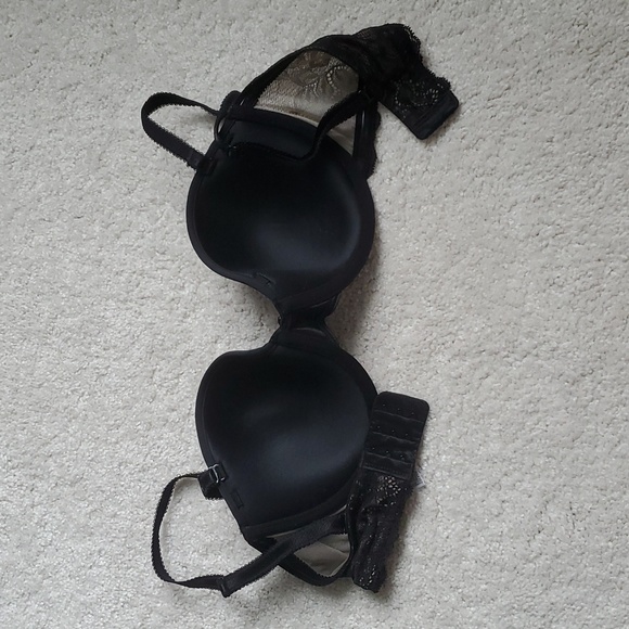 B.tempt'd Bra with Removable Straps - Black 36C - Picture 2 of 4